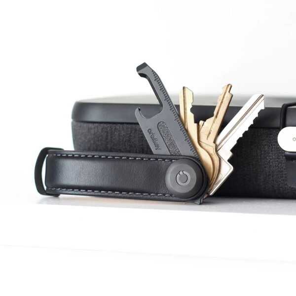 Organizzatore di Chiavi Leather Black