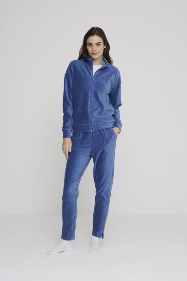 Mel Completo Loungewear Donna  in Ciniglia a Coste - immagine 2