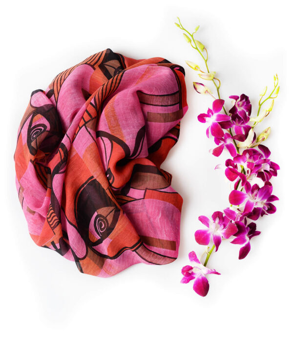 Picasso Foulard Fucsia