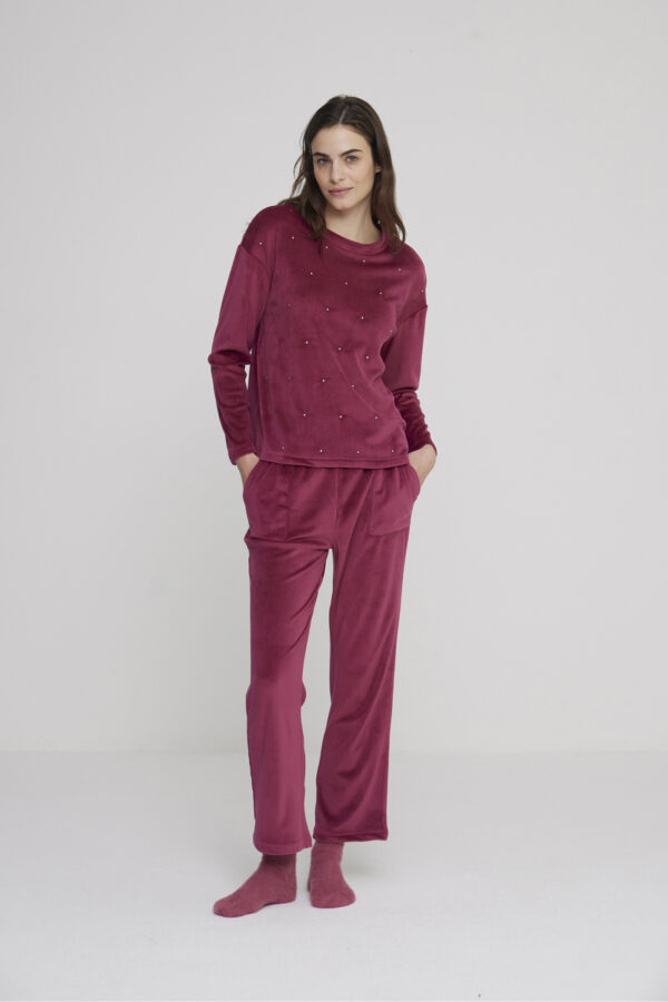 Luce Completo Loungewear Donna  in Ciniglia