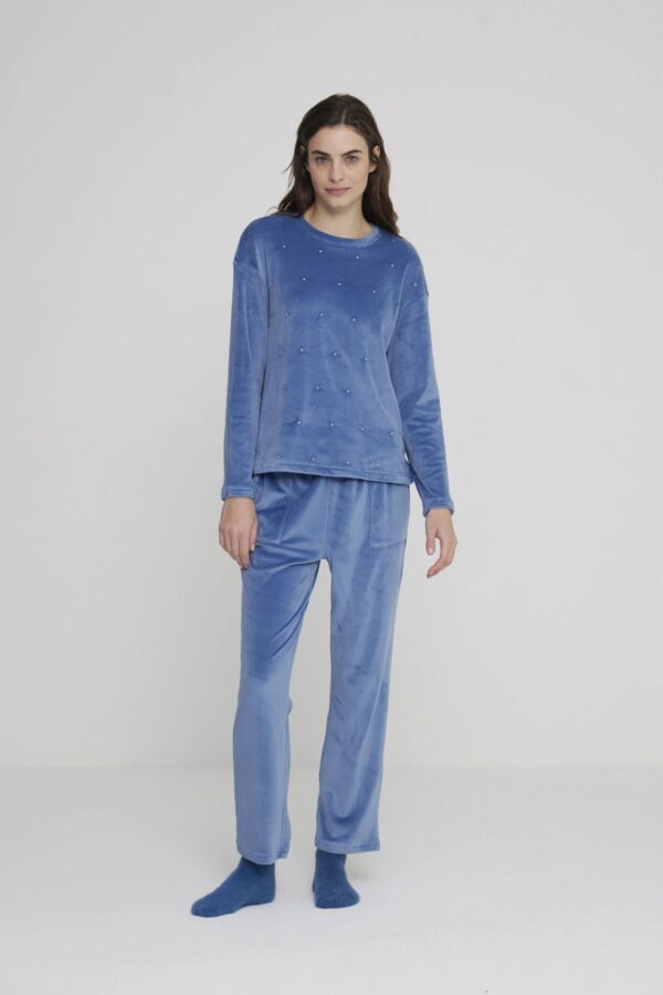 Luce Completo Loungewear Donna  in Ciniglia - immagine 2