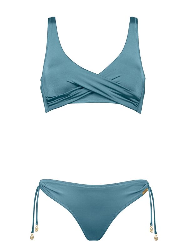 Shimmering Solids Bikini Incrociato - immagine 3